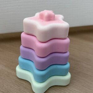 Colorful Star-Shaped Stacking Toys